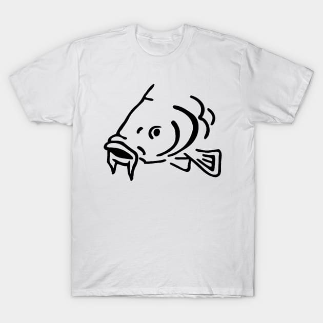 CARP SILHOUETTE T-Shirt by tirani16